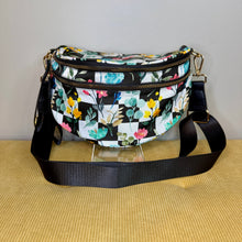 Load image into Gallery viewer, The Roni Nylon Crossbody - Floral Checker