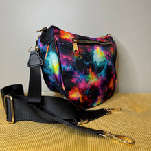 Load image into Gallery viewer, The Roni Nylon Crossbody - Pink Orange Galaxy