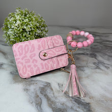 Load image into Gallery viewer, Bracelet Keychain & Card Holder Wallet - Animal Print