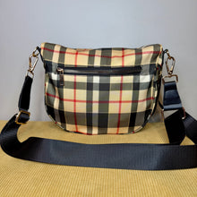 Load image into Gallery viewer, The Roni Nylon Crossbody - Famous Plaid