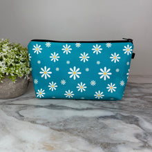 Load image into Gallery viewer, Pouch - Floral Blue Daisy