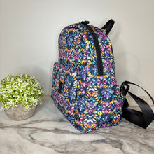 Load image into Gallery viewer, Mini Backpack - Bold Purple Orange Pink Tie Dye