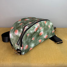 Load image into Gallery viewer, The Roni Nylon Crossbody - Sage Green Star Roses