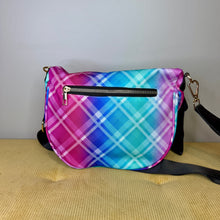 Load image into Gallery viewer, The Roni Nylon Crossbody - Plaid Criss Cross