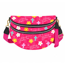 Load image into Gallery viewer, The Roni Nylon Crossbody - Religious Jesus Loves Me