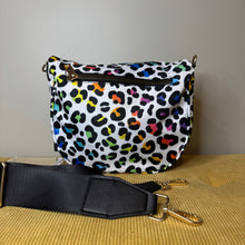 Load image into Gallery viewer, The Roni Nylon Crossbody - Rainbow Animal Print - PREORDER