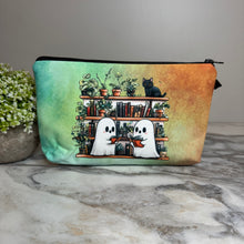 Load image into Gallery viewer, Pouch - Ghost Bookshelf Book