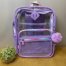 Load image into Gallery viewer, Clear Backpack - Purple