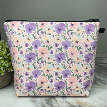 Load image into Gallery viewer, Pouch XL - Floral Pink Purple Orange