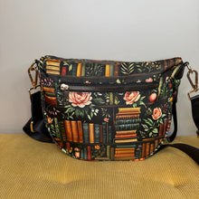 Load image into Gallery viewer, The Roni Nylon Crossbody - Book Shelf Floral Rose