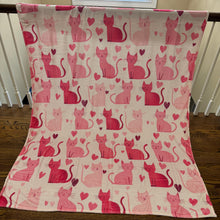 Load image into Gallery viewer, Blanket - Valentine’s Day - Cats