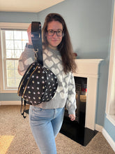 Load image into Gallery viewer, The Roni Nylon Crossbody - Paw Print Pastel