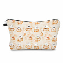 Load image into Gallery viewer, Pouch - Halloween Fall - Ghost Inside Pumpkin