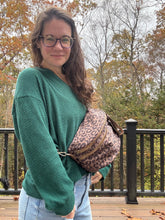 Load image into Gallery viewer, The Roni Nylon Crossbody - Animal Print Chocolate
