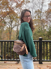 Load image into Gallery viewer, The Roni Nylon Crossbody - Animal Print Chocolate