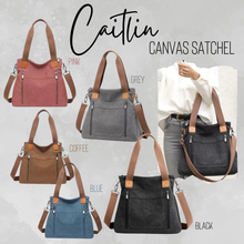 Load image into Gallery viewer, Caitlin - Canvas Satchel