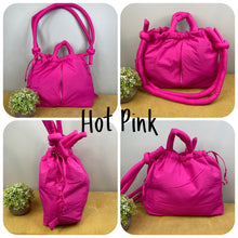 Load image into Gallery viewer, Stevie - Nylon Puff Tote & Backpack