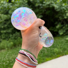 Load image into Gallery viewer, Squishy Toy - Viral Dumpling, Clear Holographic