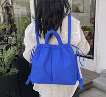 Load image into Gallery viewer, Stevie - Nylon Puff Tote & Backpack
