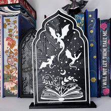 Load image into Gallery viewer, 3d Printed Fourth Wing Inspired Sign with Stand