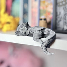 Load image into Gallery viewer, 3d Printed Sleeping Dragon Bookshelf Decoration