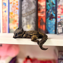 Load image into Gallery viewer, 3d Printed Sleeping Dragon Bookshelf Decoration