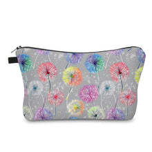 Load image into Gallery viewer, Pouch - Rainbow Dandelion on Grey