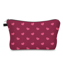 Load image into Gallery viewer, Pouch - Heart, Maroon Dark Pink