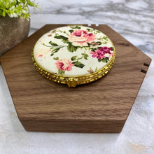 Load image into Gallery viewer, Compact Mirror - Ivory Floral
