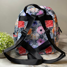 Load image into Gallery viewer, Mini Backpack - Floral Black & White