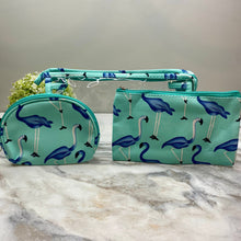 Load image into Gallery viewer, Trio Set Pouch + Clamshell - Flamingo