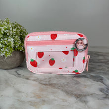 Load image into Gallery viewer, Rue - Nylon Wristlet Wallet - Pink Strawberry Daisy