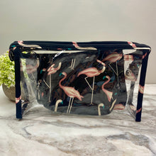 Load image into Gallery viewer, Trio Set Pouch + Clamshell - Flamingo
