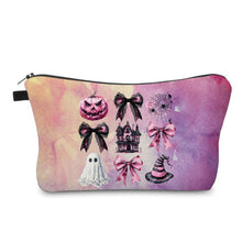 Load image into Gallery viewer, Pouch - Halloween Fall - Halloween Things Purple Black