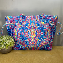 Load image into Gallery viewer, Carry All Tote - Abstract Peacock
