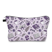 Load image into Gallery viewer, Pouch - Book Purple Coffee Tea
