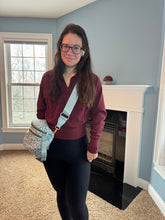 Load image into Gallery viewer, The Roni Nylon Crossbody - Animal Print Aqua