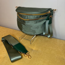 Load image into Gallery viewer, The Roni Nylon Crossbody - Solid Olive - PREORDER