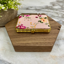 Load image into Gallery viewer, Compact Mirror - Pink Floral (by shape)