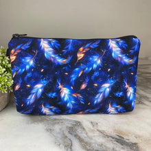 Load image into Gallery viewer, Pouch - Feather Blue Galaxy