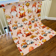Load image into Gallery viewer, Blanket Halloween #32 - Fall Gnomes