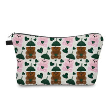 Load image into Gallery viewer, Pouch - Coffee Bears Green