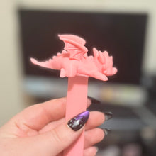 Load image into Gallery viewer, 3D Printed Chibi Dragon Bookmark | Cute Book Accessory