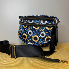 Load image into Gallery viewer, The Roni Nylon Crossbody - Blue Sunflower