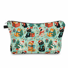 Load image into Gallery viewer, Pouch - Christmas Winter - Cats & Lights