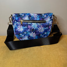 Load image into Gallery viewer, The Roni Nylon Crossbody - Blue Purple Snowflake