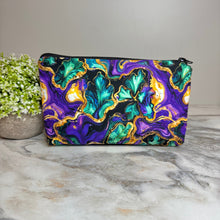 Load image into Gallery viewer, Pouch - Marble Purple Green
