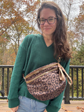 Load image into Gallery viewer, The Roni Nylon Crossbody - Animal Print Chocolate