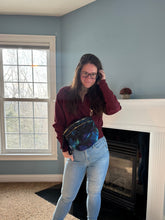 Load image into Gallery viewer, The Roni Nylon Crossbody - Blue Green Purple Galaxy
