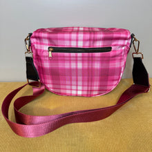 Load image into Gallery viewer, The Roni Nylon Crossbody - Pink Plaid